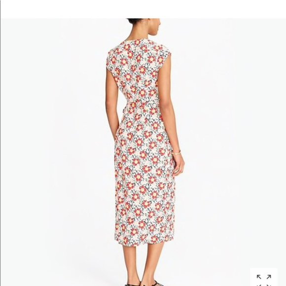J. Crew Dresses J Crew Floral Wrap Dress Poshmark